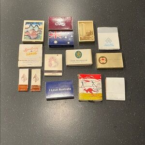 Vintage Colorful Matchbook Collection